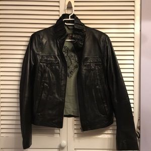 Danier Leather Jacket motostyle